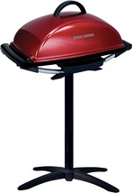George Foreman 12-Serving Indoor/Outdoor Rectangular Electric Grill, Red, - $155.99