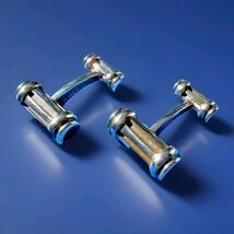 GENUINE real TIFFANY Co Atlas Column Bar Groove Cuff links 925 Sterling ... - $755.25