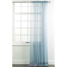 Style Master Elegance Voile Window Treatments Smokey Blue 60&quot;Wx63&quot;L See Through - £9.70 GBP