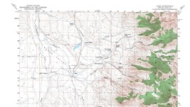 Jiggs Quadrangle, Nevada 1959 Topo Map USGS 15 Minute Topographic - £17.34 GBP