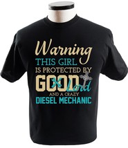 Nice Girl Is Protected By The Good Lord Diesel Mechanic Tees Religion T-Shirts - £13.47 GBP+