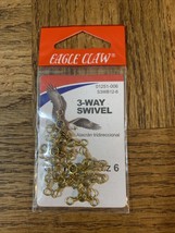 Eagle Claw 3-way Swivel Size 6 - £6.96 GBP