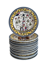 Williams Sonoma Nazari Portugal 14 Hand Painted 8&quot; Salad  Plates * - £273.26 GBP