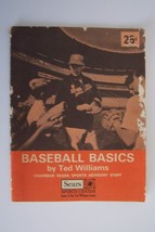 Baseball Basics Paperback 1971 Ted Williams &amp; SEARS - £31.65 GBP