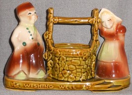 Shawnee Pottery Dutch BOY/GIRL At Wishing Well Planter #710 Made In Usa - £18.91 GBP