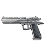 Munetoshi 12&quot; Realistic Silver Desert Eagle Foam Game Pistol Replica Cos... - $10.87