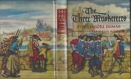 The three musketeers by Alex Andre Dumas Illustrated Junior Library mylar 1950 [ - £78.34 GBP