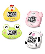 4 Pieces Cute Cartoon Animal Digital Timers Small Digital Kitchen Timers... - £27.13 GBP