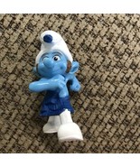 Gutsy Smurf Collectible Figurine McDonalds Happy Meal Toy 2011 PEYO PVC - $5.00