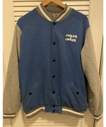 Crooks &amp; Castles Mens Varsity Sweater Black Snaps Letterman Jacket Sz Large - $54.69 CAD