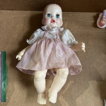 1971 Ideal Toy Corp 12" Inch Tiny Tears ? Baby Doll TNT-14-8-34 original outfit - £19.37 GBP