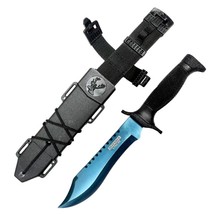 Defender-Xtreme 12&quot; Blue Stainless 3CR13 Steel Hunting Knife Blade with ... - $364.34 MXN