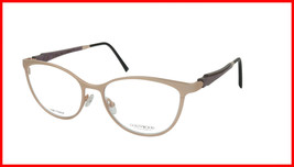 GOLD&amp;WOOD Eyeglasses Frame Wood Metal Acetate Luxembourg Made MARYLIN 01 02 - £505.23 GBP
