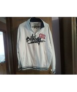 Billabong White Graphic Full Zip Sweatshirt Jacket XL  - £6.19 GBP