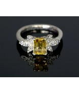 Divine Handmade Natural Citrine Ring, Handmade Sterling Silver Citrine Ring - £32.78 GBP