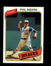 1980 Topps #245 Phil Niekro Exmt Braves Hof *X94145 - £2.67 GBP