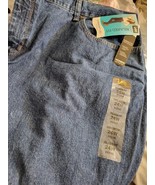 Lee Women&#39;s Plus Size 24W petite Relaxed Fit Straight Leg Jeans 100% cotton - $50.43 CAD