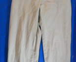 TAN KHAKI STRAIGHT LEG RELAXED FIT FLAT FRONT FORMAL WEAR DRESS PANTS 32... - £17.22 GBP