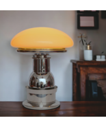 Design Table Lamp &quot; Starship &quot; Mushroom Light Unique Chrome Desk Lamp - $347.18