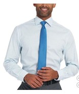 Nick Graham Mens Dress Shirt Green Neck Tie Geometric Stretch Long Sleeves - $48.99