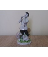 Shepherd with sheep Armenian Porcelain Figurine Vintage, Yerevan Faience... - £143.16 GBP