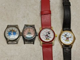 Vintage Cinderella Minnie Mouse Mickey Mouse Watches for Parts or Repair - £31.15 GBP