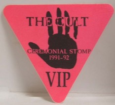 THE CULT - VINTAGE ORIGINAL TOUR CLOTH CONCERT BACKSTAGE PASS  ***LAST O... - $186.40 MXN