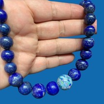 DTR jay king sterling silver graduated lapis and mosaic beads necklace 113 Gr23” - £200.30 GBP