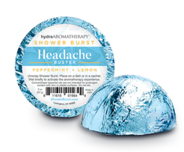 hydraAROMATHERAPY Shower Burst Duo, Headache Buster image 2
