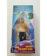 STAR TREK CAPTAIN BENJAMIN SISKO 9&quot; DOLL NIB 1998 PLAYMATES Warp Factor ... - £24.57 GBP