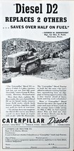 CATERPILLAR DIESEL -  D2 - REPLACES 2 OTHERS -SAVE ON FUEL 1941 Vintage ... - $11.37