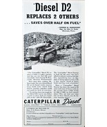 CATERPILLAR DIESEL -  D2 - REPLACES 2 OTHERS -SAVE ON FUEL 1941 Vintage ... - $11.37