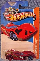 2013 Hot Wheels #82/250 HW Stunt-Drift Race SCOOPA Di FUEGO Dark Red Red/BluePr5 - £5.97 GBP