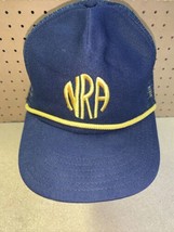 Vintage National Rifle Association NRA Snapback Rope Trucker Hat Cap Made in USA - £9.66 GBP