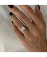 2 Ct Princess Cut E VVS2 Lab Grown Diamond Bezel Set Solitaire Engagemen... - €1.626,03 EUR