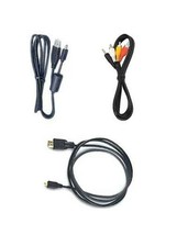 Usb + Av +Hdmi Cable For Canon HFG20 HFG25 HFG30 HFM30 HFM31 HFM32 HFM300 HFM301 - £10.89 GBP