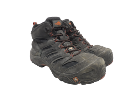 Merrell Men&#39;s Strongfield Comp Toe Comp Plate WP Safety Hikers Black Size 8M - $56.99