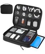 Electronics Organizer Travel Case, Double Layers Cord Organizer Travel, ... - $37.93