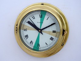 Orologio Schiavo Ottone Marittimo Vintage Navigazione Barigo Germania Na... - $157.54