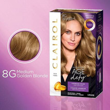 Hair dye Clairol age defy 8G Medium Golden Blonde brand New - £19.91 GBP