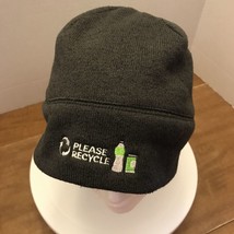 Please Recycle Black Beanie Stocking Hat Cap - £7.11 GBP