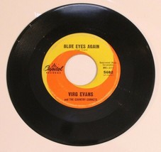 Virg Evans 45 Blue Eyes Again - Country Cornets Capitol Records - £2.37 GBP