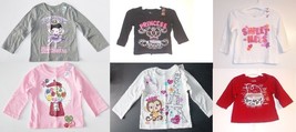 The Children&#39;s Place Infant Toddler Girls Long Sleeve Various T-Shirts S... - $114.02 MXN