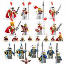 5pc Medieval Castle Lion Knights Army Soldiers Squad Custom Minifigure Set - $13.29+