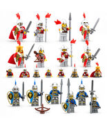 5pc Medieval Castle Lion Knights Army Soldiers Squad Custom Minifigure Set - $13.29+