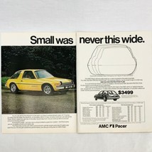 Vintage 1976 American Motors AMC Pacer X Magazine Print Ad Color 16&quot; x 11&quot; - £5.17 GBP