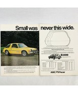 Vintage 1976 American Motors AMC Pacer X Magazine Print Ad Color 16&quot; x 11&quot; - $9.05 CAD