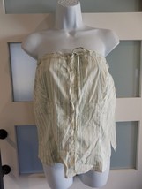 B. Moss Button Down Front W/Front Tie Tube Top Size L Women&#39;s NWOT - £16.19 GBP