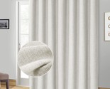 Burlap Curtains For Sliding Glass Doors (W100 X L84 1 Panel, Beige), 100% - $38.99