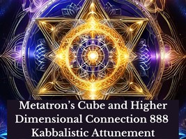 Metatron&#39;s Cube and Higher Dimensional Connection 888 Kabbalistic Attunement - £20.85 GBP